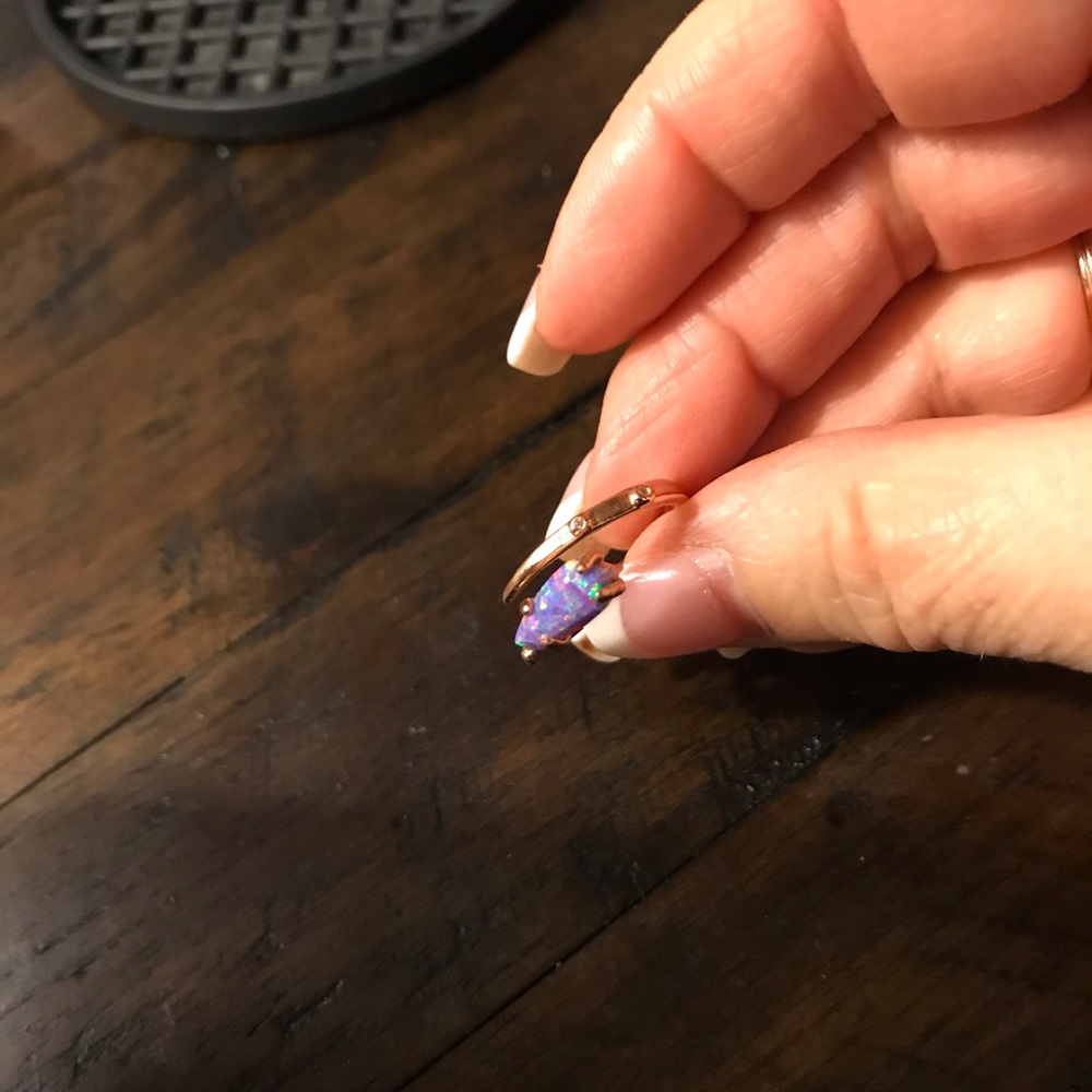 Kendra scott lavender Julia opal ring